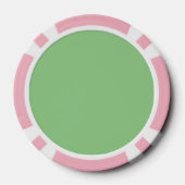 Polka Dot Poker Chips (Sage Green & Pastel Pink) (Achterkant)