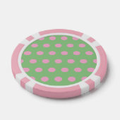 Polka Dot Poker Chips (Sage Green & Pastel Pink) (Enkel)