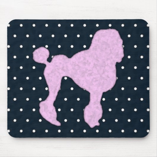 Polka Dot Poodle Muismat (Voorkant)