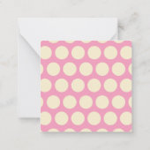 Polka Dot Popsicles Cadeaubedekking Kaarten Notitiekaartje (Achterkant)