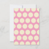 Polka Dot Popsicles Flat Note-kaarten Bedankkaart (Achterkant)