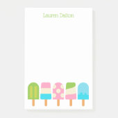 Polka Dot Popsicles Post-it Notities Pad Post-it® Notes (Voorkant)