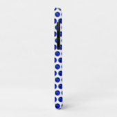 Polka Dot Precision: De Blauwe Lawn Bowl Case-Mate iPhone Case (Achterkant/links)