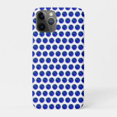 Polka Dot Precision: De Blauwe Lawn Bowl Case-Mate iPhone Case (Achterkant)