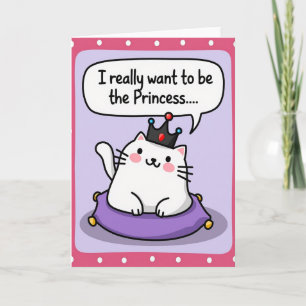 Polka Dot Prinses Droomkaart Kaart