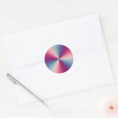 Polka Dot Prism Ronde Sticker (Envelop)