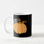 Polka Dot Pumpkin Happy Herfst - De Herfst Yall So Koffiemok (Links)
