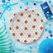 Polka Dot Pumpkin Paper Bord (Feest)