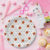 Polka Dot Pumpkin Paper Bord (Feest)