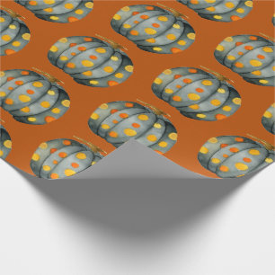 Polka Dot Pumpkin Pattern Wrapping Paper Cadeaupapier