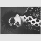 Polka Dot Punk Rock Glam Decoupage Tissuepapier (Voorkant)