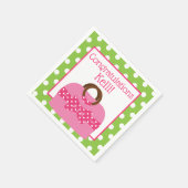 Polka Dot Purse Personalized Party Napkins Servet (Hoek)