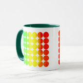 Polka Dot Rainbow 1 Mok (Voorkant links)