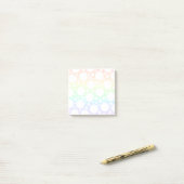 Polka Dot Rainbow Gradient Post-it Notes (Op bureau)