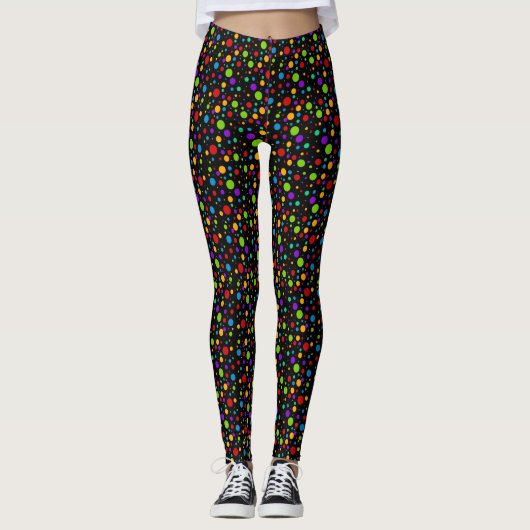 Polka Dot Rainbow Leggings (Voorkant)