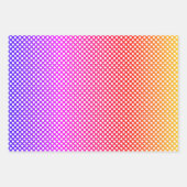 Polka Dot Rainbow Wrapping Paper Sheets (Voorkant 3)