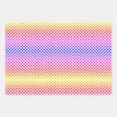 Polka Dot Rainbow Wrapping Paper Sheets (Voorkant 2)