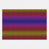 Polka Dot Rainbow Wrapping Paper Sheets (Voorkant)