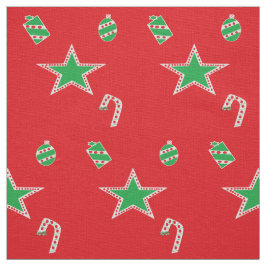Polka Dot Red Christmas Fabrics KriyasCollection Stof