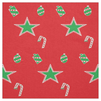 Polka Dot Red Christmas Fabrics KriyasCollection Stof