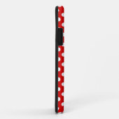 Polka Dot Red & White iPhone 5 Hoesje (Achterkant/rechts)