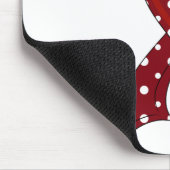 Polka Dot Ribbon Head en Neck Cancer Muismat (Hoek)