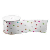 Polka Dot Ribbon Satijnen Lint (Spoel)