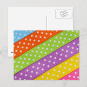 Polka Dot Ribbons Briefkaart (Voorkant / Achterkant)