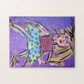 "Polka Dot Rok" Puzzel Legpuzzel (Horizontaal)