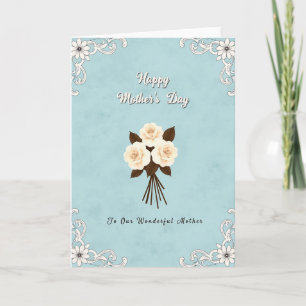 Polka Dot Rozen Bewonderingskaart Kaart