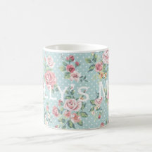 Polka Dot Rozen Patroon gepersonaliseerd