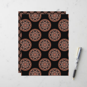 Polka Dot Safari Sunset Bohemian Star Herfst Manda