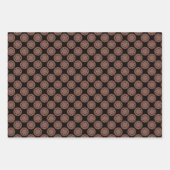 Polka Dot Safari Sunset Bohemian Star Herfst Manda Inpakpapier Vel (Voorkant 3)