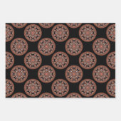 Polka Dot Safari Sunset Bohemian Star Herfst Manda Inpakpapier Vel (Voorkant)