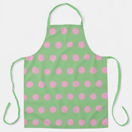 Polka Dot Schort (Sage Green & Pastel Pink)