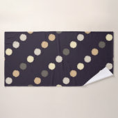 Polka dot seamless pattern. Scribble texture. Text Badhanddoek (Badhanddoek)