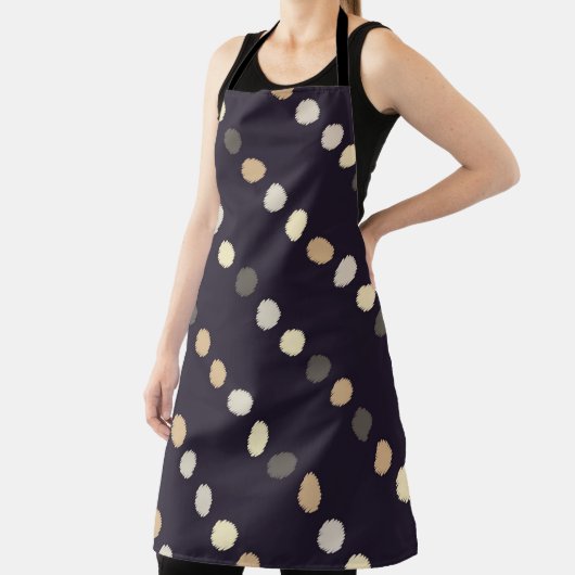 Polka dot seamless pattern. Scribble texture. Text Schort (Insitu)