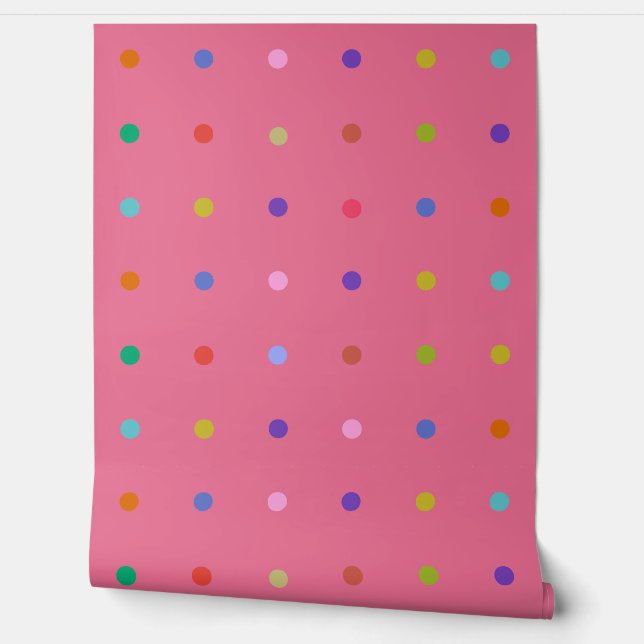 Polka Dot SH Behang (Afrollen)