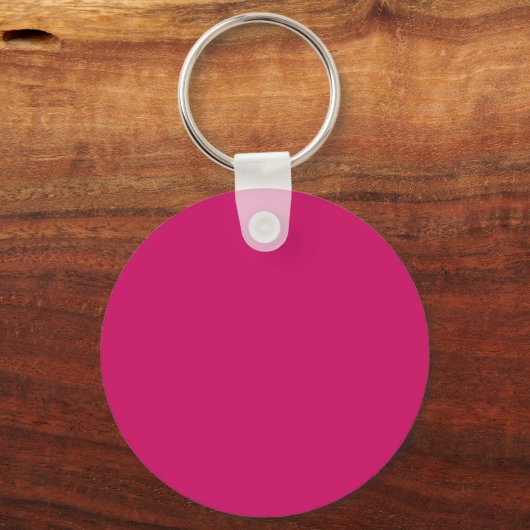 Polka Dot Sleutelhanger (Hot Pink & Grey) (Achterkant)