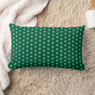 Polka Dot Spots Emerald Green Tones Kussen