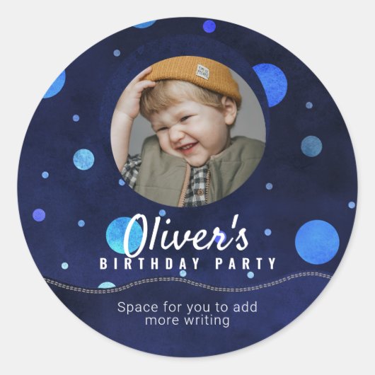 Polka-dot stickers voor kinderen (Voorkant)