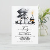 Polka Dot Stiletto Shoes 30th Birthday Kaart (Staand voorkant)