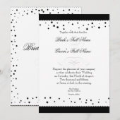 Polka Dot Stippen Scallop Kant Swirl Bloeiende Bru Kaart (Voorkant / Achterkant)