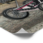 Polka-Dot Street Scene Art Poster (Hoek)