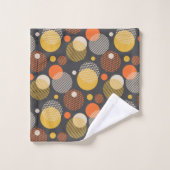 Polka Dot Stripe Pattern Bad Handdoek (Wasdoekje)