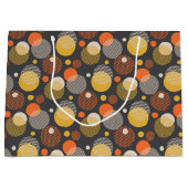 Polka Dot Stripe Pattern Groot Cadeauzakje (Voorkant)