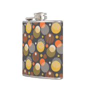 Polka Dot Stripe Pattern Heupfles (Links)