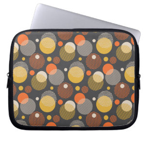 Polka Dot Stripe Pattern Laptop Sleeve
