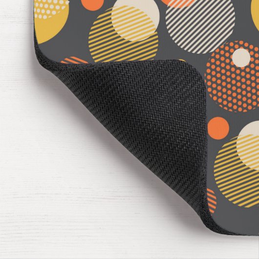 Polka Dot Stripe Pattern Muismat (Hoek)