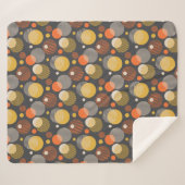 Polka Dot Stripe Pattern Sherpa Deken (Voorkant (horizontaal))